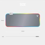 mouse pad gamer fantech rgb firefly exg branco (mp)