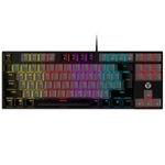 teclado usb gamer fantech mecânico mk876 atom preto (mp)