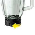 liquidificador philips walita 2l 1200w série 5000 jarra inquebrável 127v preto (mp)