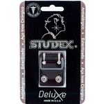 brinco antialérgico studex deluxe zircônia médio prateado