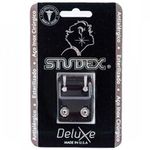 brinco antialérgico studex deluxe zirconia grande prateado