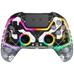 controle fantech sem fio para pc/ps3/ps4/bt nova pro rgb preto (mp)