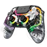 controle fantech sem fio para pc/ps3/ps4/bt nova pro rgb preto (mp)