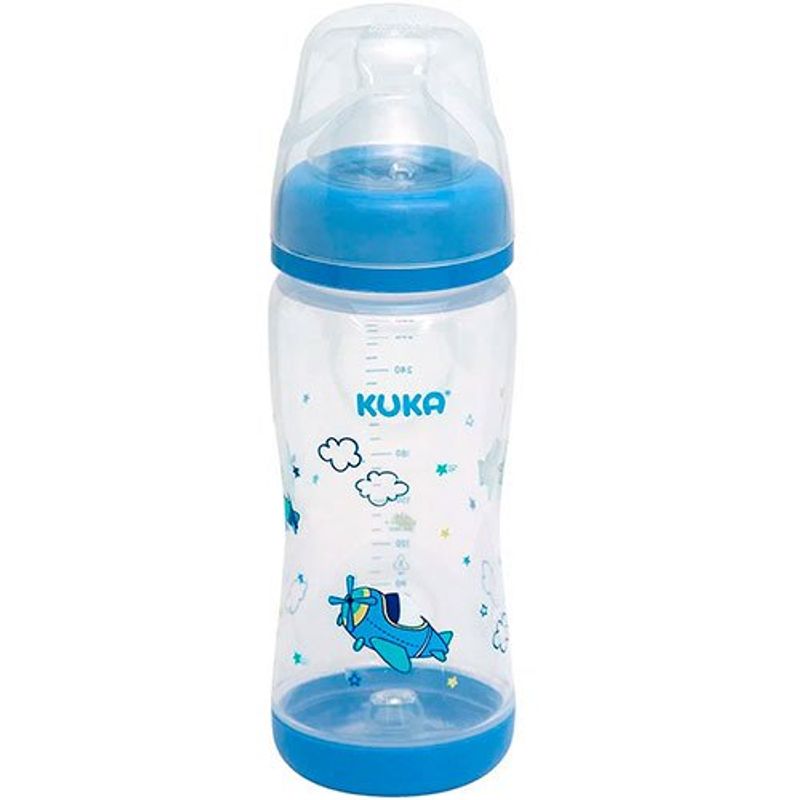 mamadeira kuka elegance plus orto azul 320ml