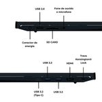 notebook positivo vision i15 intel i3-n300 windows 11 home 8gb ram 256gb 15.6" preto