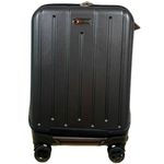 mala de viagem pequena balboa amz-081 abs preto 55cm (mp)