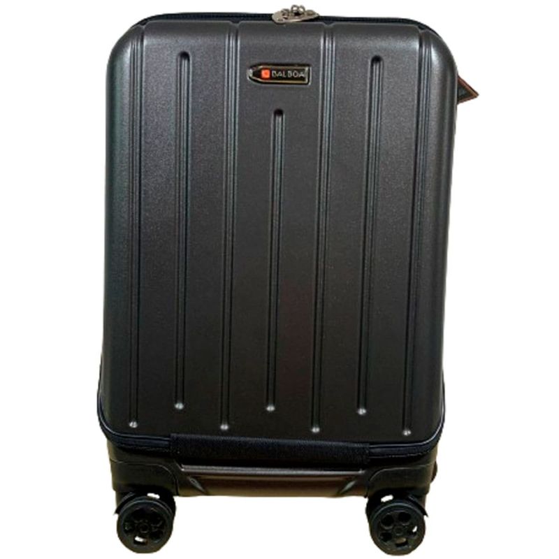 mala de viagem pequena balboa amz-081 abs preto 55cm (mp)