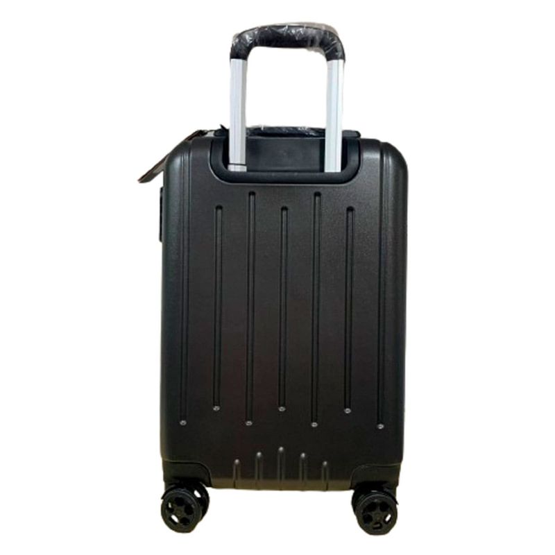 mala de viagem pequena balboa amz-081 abs preto 55cm (mp)