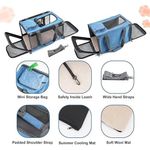 bolsa de transporte pet gapzer para cães e gatos a-bi
