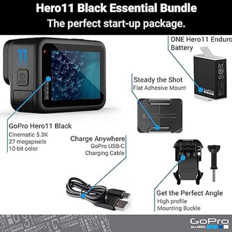 câmera gopro hero11 preto a-bi