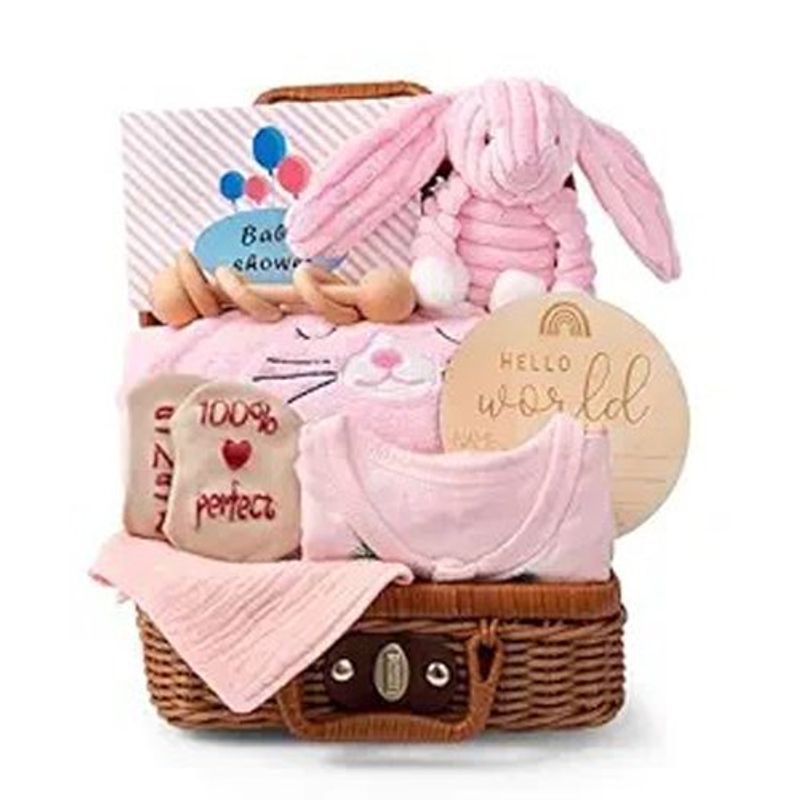 kit chá de bebê hbselect rosa a-bi