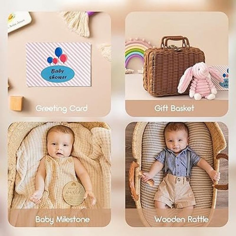 kit chá de bebê hbselect rosa a-bi