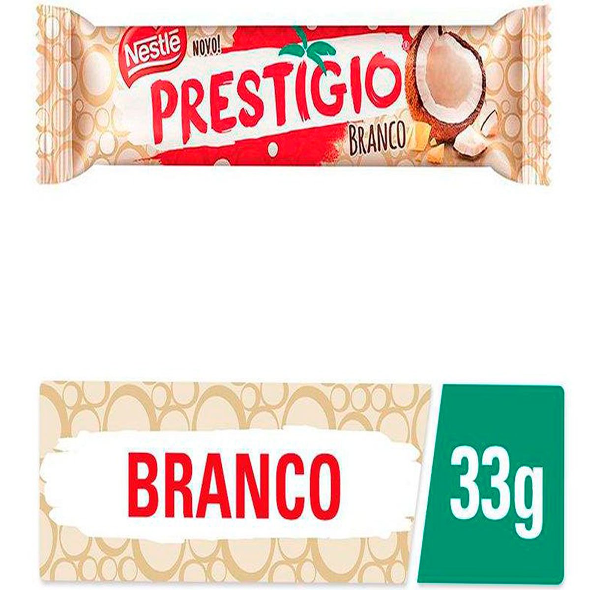Chocolate Nestlé Prestígio Branco 33g