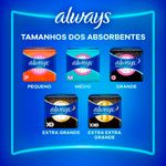 absorvente always noites tranquilas xg 26 unidades