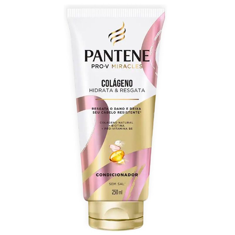 condicionador pantene colágeno hidrata e resgata 250ml