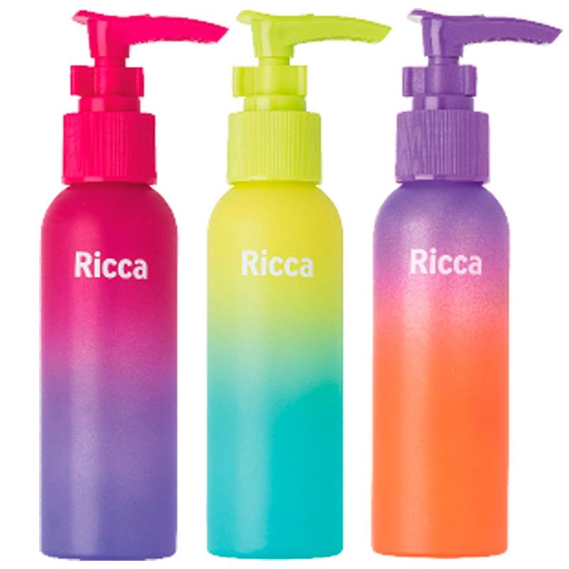 kit viagem 3 fracos ricca degradê