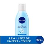 leite de limpeza + tônico 2 em 1 nivea 200ml