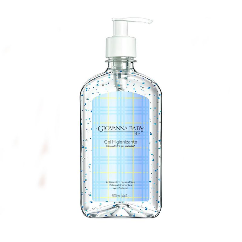 álcool em gel giovanna baby blue 500ml