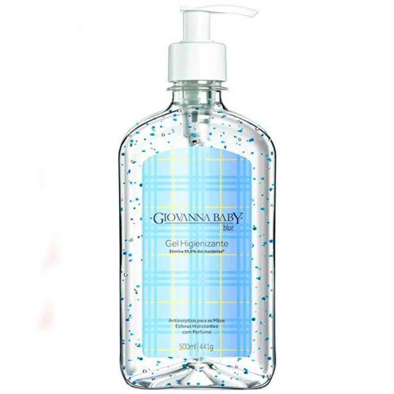 álcool em gel giovanna baby blue 500ml