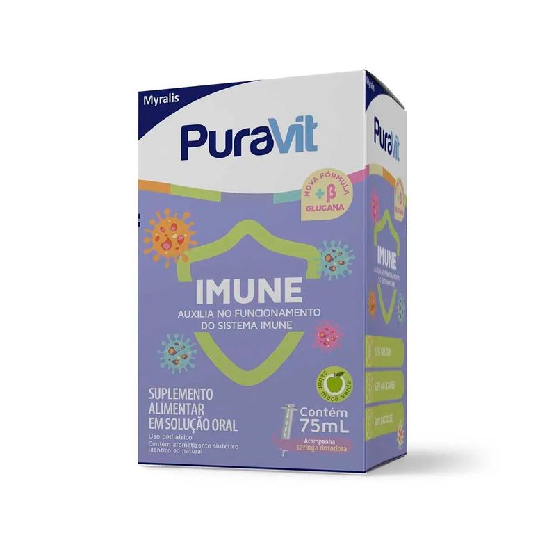 puravit imune solução oral 75ml myralis