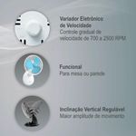 ventilador de mesa fame personal fan 127v branco (mp)