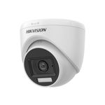 câmera de segurança hikvision analógica hybrid light turret 1080p ds-2ce76d0t-lpfs(2.8mm) (mp)