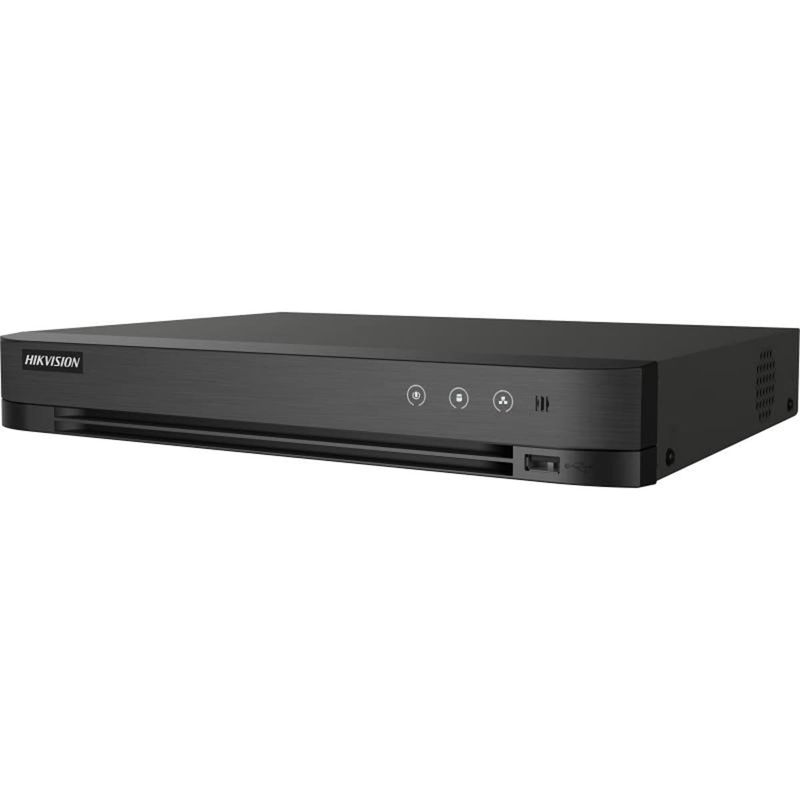 gravador dvr hikvision acusense 3k 5mp lite 8 canais ip 12 ids-7208hqhi-m1/fa (mp)