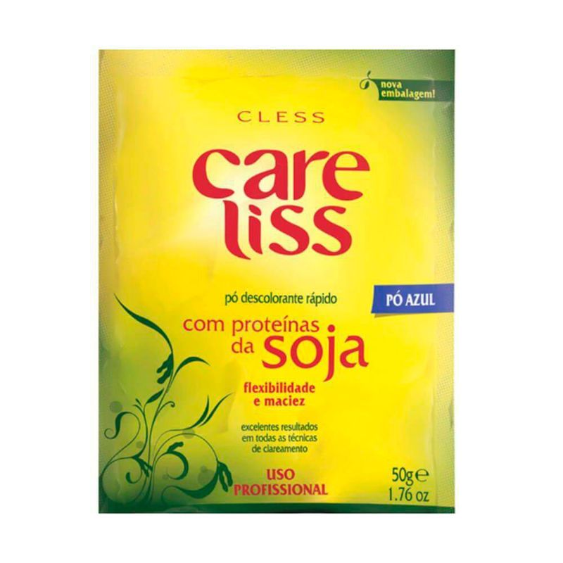 descolorante em pó cless care liss proteínas da soja 50g