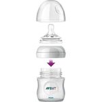 mamadeira avent pet transparente 125ml
