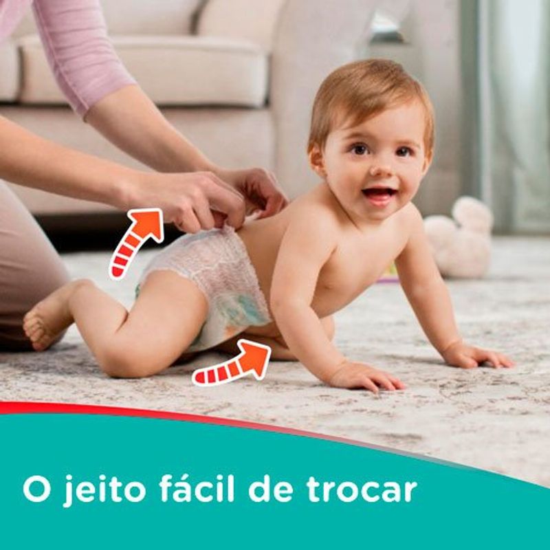fralda pampers pants ajuste total bag tamanho m 84 unidades