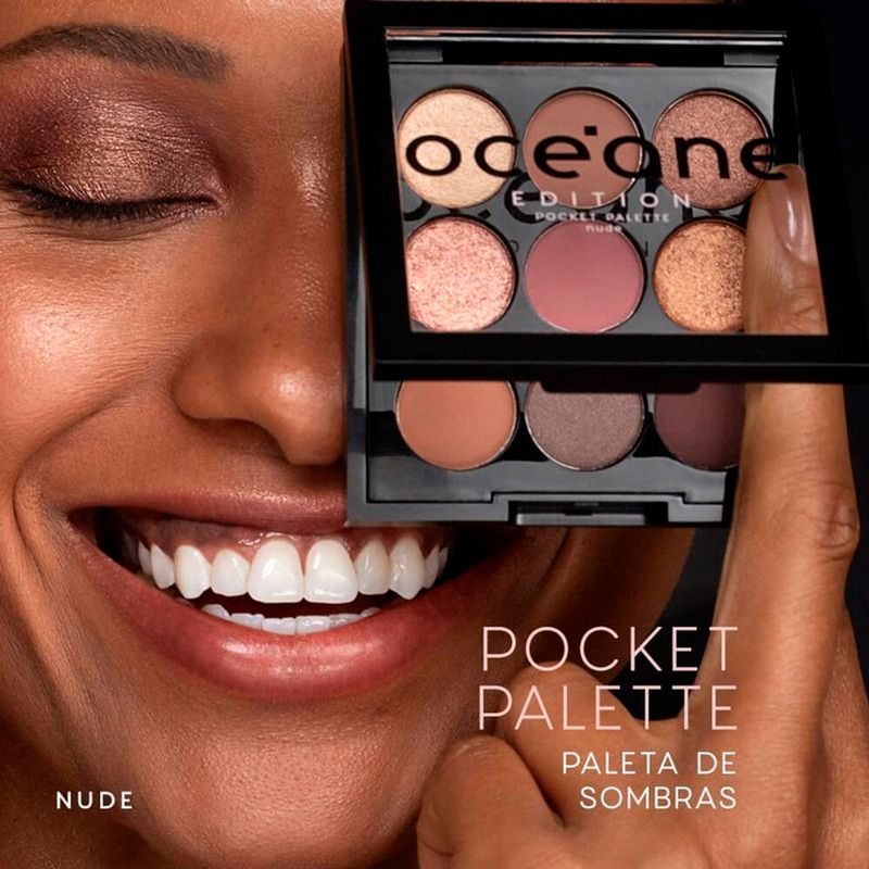paleta de sombras océane edition pocket pallete nude 7g