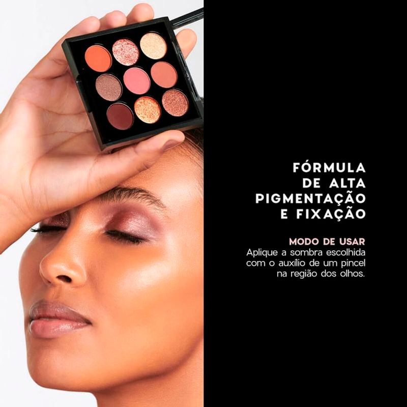 paleta de sombras océane edition pocket pallete nude 7g