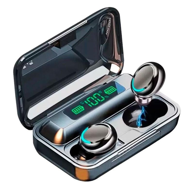 fone de ouvido tws f9-5 bluetooth 5.0 h’maston com power bank (mp)