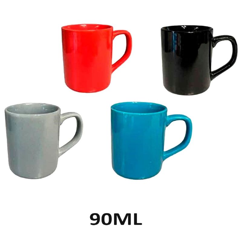 conj wellmix 4 x caras caf sem pires cer mica indian colorido 90ml (mp)