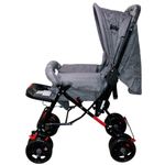 carrinho de bebê kiko baby k-0144 cinza (mp)