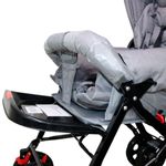 carrinho de bebê kiko baby k-0144 cinza (mp)