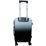 mala de viagem pequena balboa amz-188 abs cinza e preto 55cm (mp)