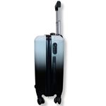 mala de viagem pequena balboa amz-188 abs cinza e preto 55cm (mp)