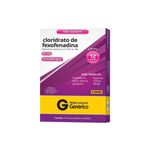 cloridrato de fexofenadina 60mg 10 comprimidos revestidos cimed genérico