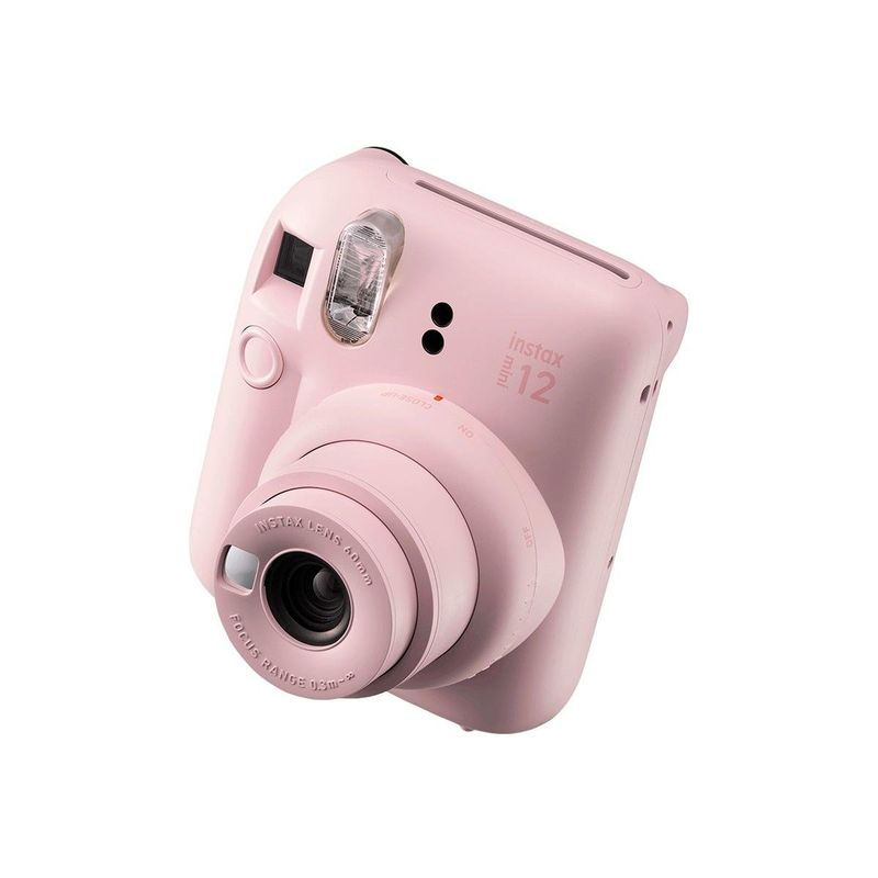 câmera instax mini 12 fujifilm rosa gloss (mp)