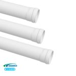 tubo de pvc amanco para esgoto 100mmx3m branco (mp)