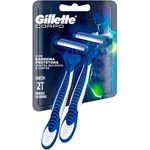 aparelho gillette corpo descartável 2 unidades