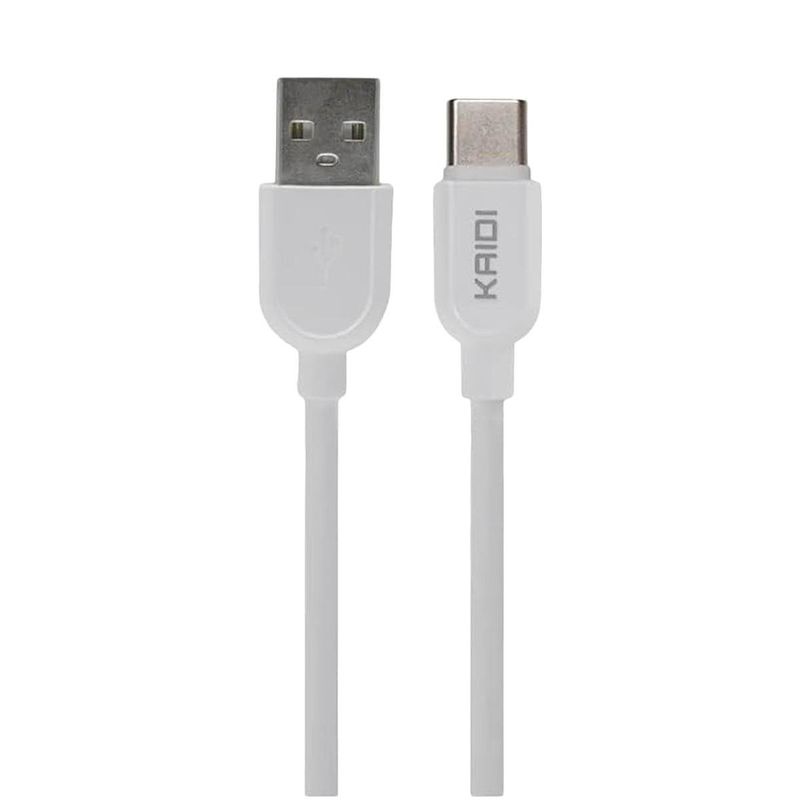 carregador e cabo tipo c kaidi 3 saídas usb-c (mp)