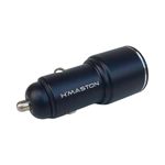 carregador veicular h'maston 45w usb/usb-c l06l (mp)