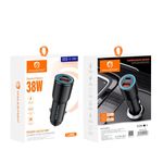 carregador veicular h'maston 45w usb/usb-c l06l (mp)