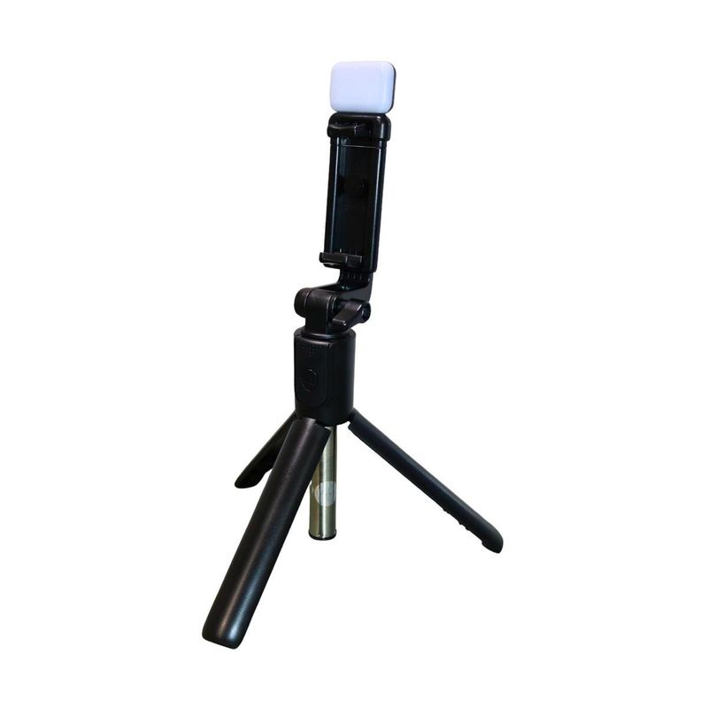 tripé h'maston selfie com luz e bluetooth ds11783 (mp)