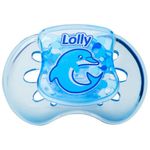 chupeta lolly oceano master silicone ortodôntico 2 azul