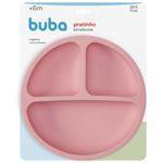 pratinho buba silicone rosa 15631