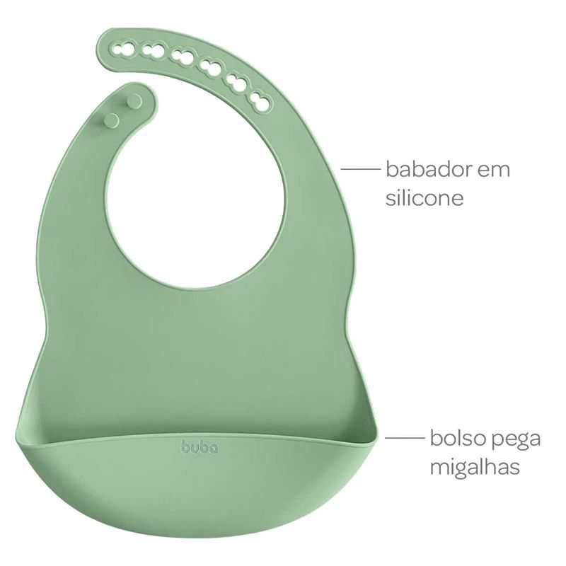 babador buba silicone verde 15641