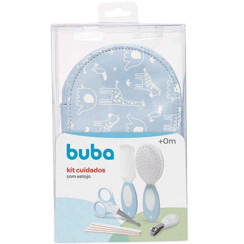 kit cuidados buba com estojo azul 16239